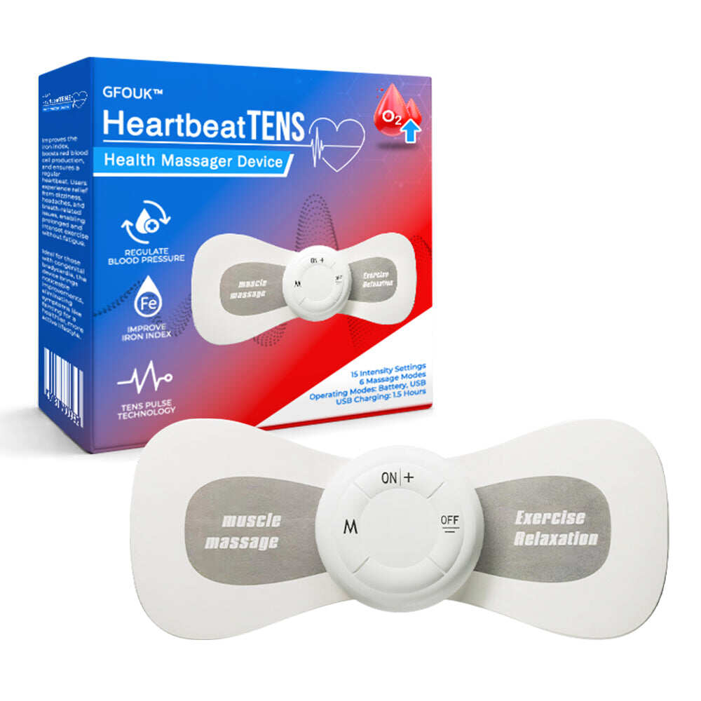 Dispositivo massageador de saúde GFOUK ™ HeartbeatTENS Lifeblood Iron