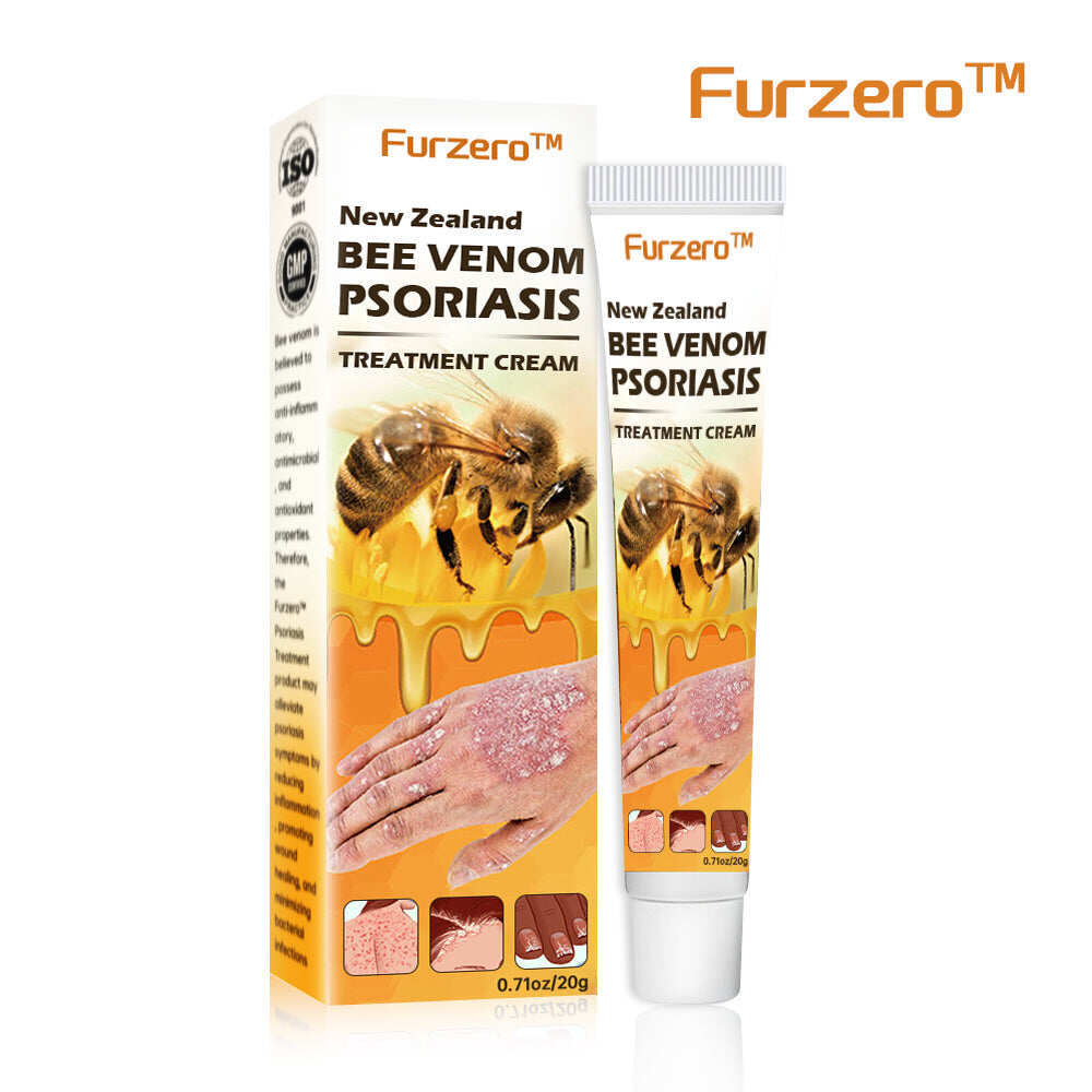🔥Furzero™ Novozelandska krema za zdravljenje psoriaze s čebeljim strupom (primerna za vse kožne bolezni)