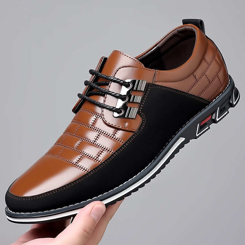 2024 sapatos de couro feitos à mão da moda clássica italiana