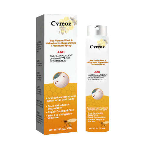 🧡 Spray de tratamento Cvreoz Bee Venom para remover verrugas e marcas (👨‍⚕DAA RECOMENDADO)🐝🐝(🔥Oferta do último dia com 80% de desconto