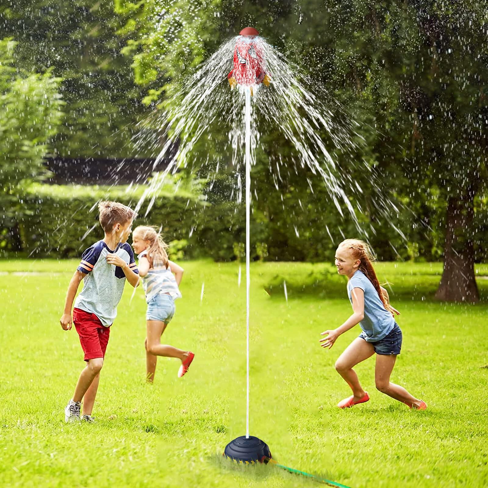2023 Brinquedo de verão ao ar livre Foguete Sprinkler （Entrega rápida）