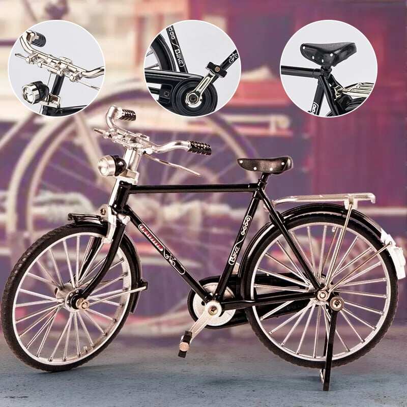 51 PCS DIY Retro Bicycle Model Ornament For Kids