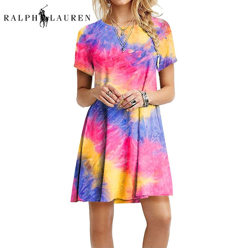 𝑹𝒂𝒍𝒑𝒉 𝑳𝒂𝒖𝒓𝒆𝒏® Cool Rainbow Slim Fit šaty