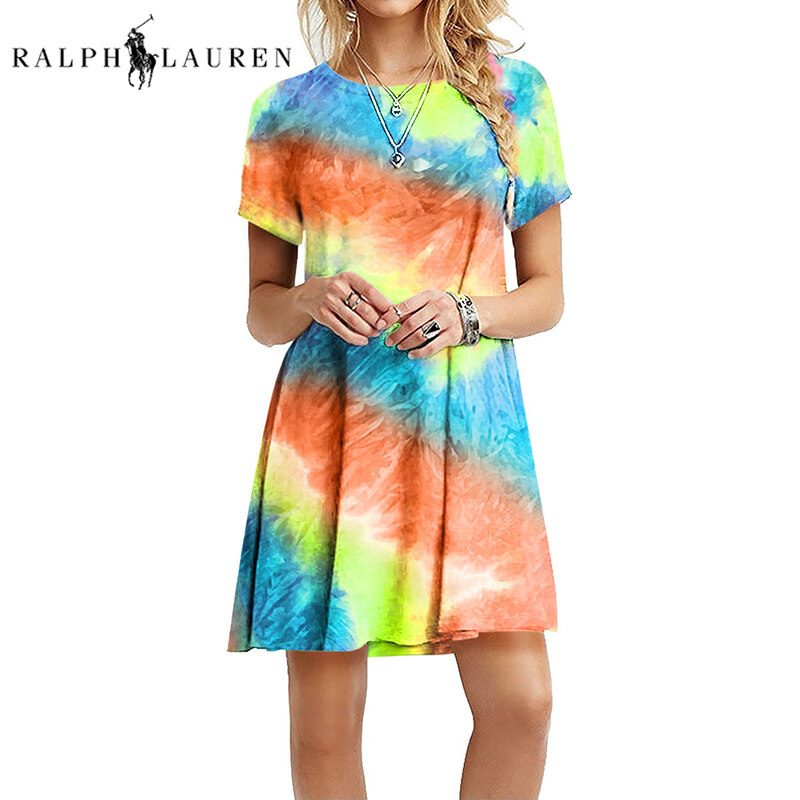 𝑹𝒂𝒍𝒑𝒉 𝑳𝒂𝒖𝒓𝒆𝒏® Cool Rainbow Slim Fit šaty