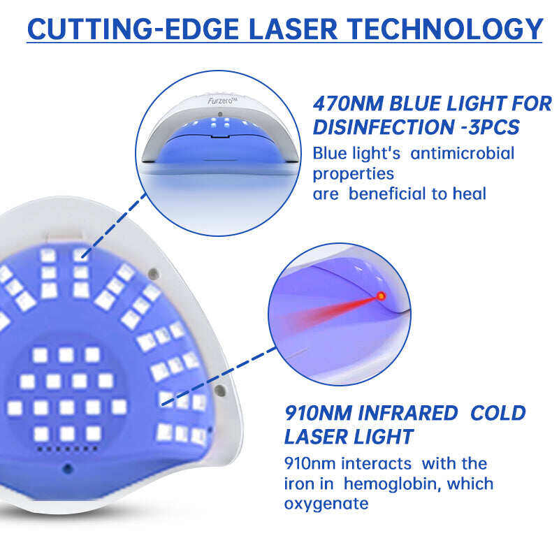Dispositivo de tratamento de fungos a laser Furzero™ PureNail