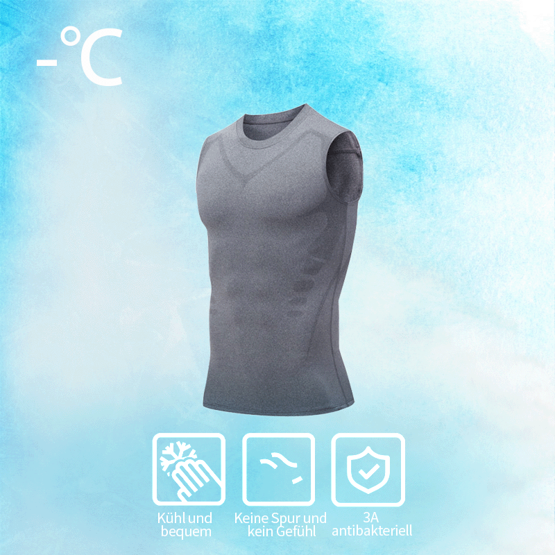 🔥2024 Nov brezrokavnik za oblikovanje, udobna in zračna ledena svilena tkanina, ustvari popolno moško telo