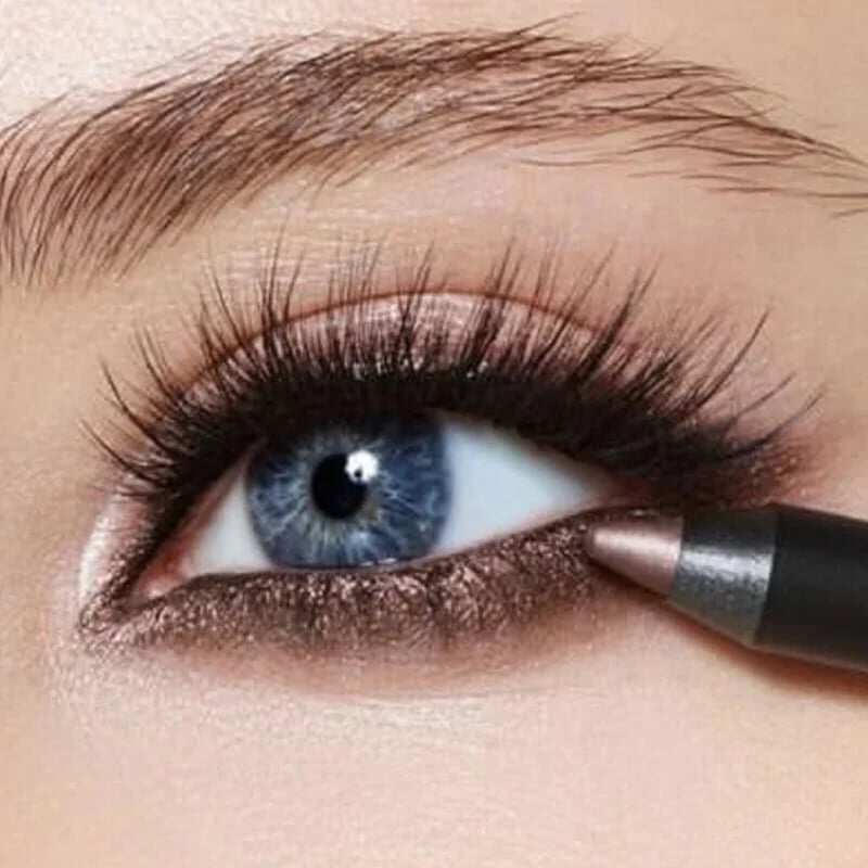 15 kolorów zakreślacz do cieni do powiek wodoodporny brokatowy cień do powiek eyeliner w pisaku
