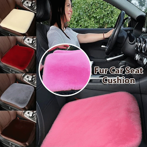 Pluszowa poduszka do siedzenia samochodu