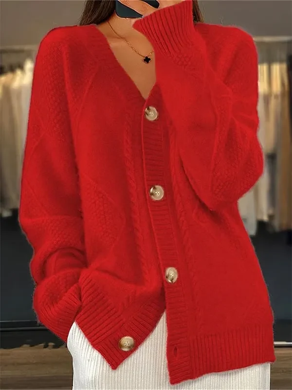 2023 novo outono e inverno solto suéter de caxemira feminino