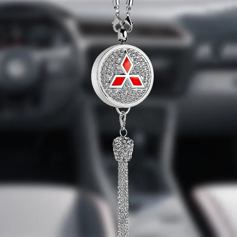 Kovinski diamantni avtomobilski logotip za aromaterapijo